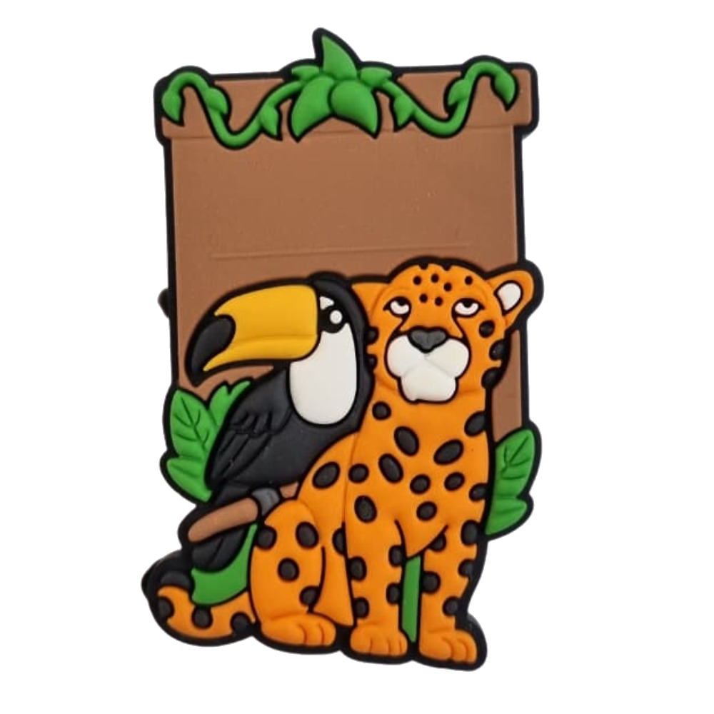Imã Onça e Tucano Pantanal Etiq